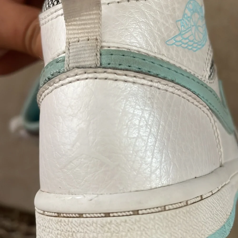 Rare!!2017 Air Jordan 1 Retro High GG 'White Still Blue'